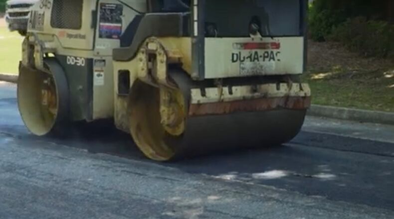 Johns Creek will be repaving streets soon in six neighborhoods. (Courtesy City of Johns Creek)