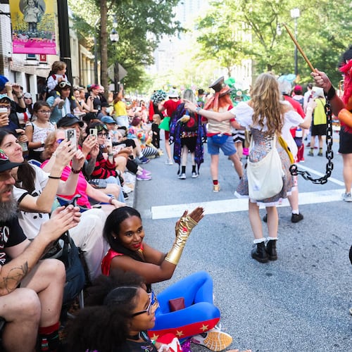 This year’s Dragon Con runs from Wednesday through Monday, and includes its popular parade. (Abbey Cutrer/AJC File)
