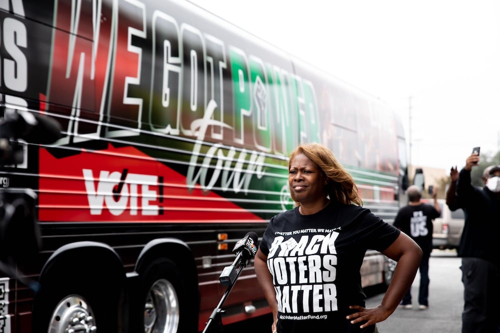 Voting rights advocate LaTosha Brown.