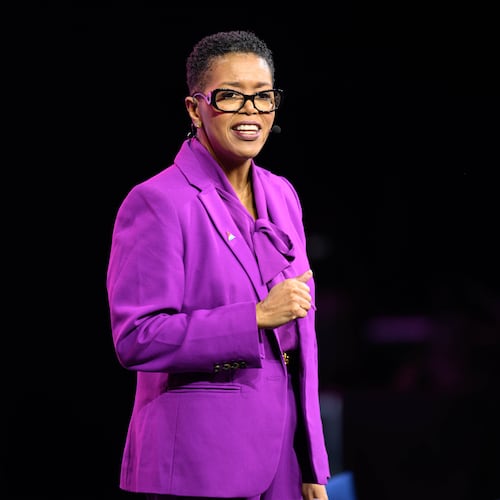 Bentina Terry, who is CEO of Southern Co.'s Southern Linc and Southern Telecom subsidiaries, spoke at the Georgia Chamber's "Women Who Lead" conference at Trilith Live in Fayetteville on Wednesday, March 11, 2026. (Courtesy of Paul Ward for the Georgia Chamber)