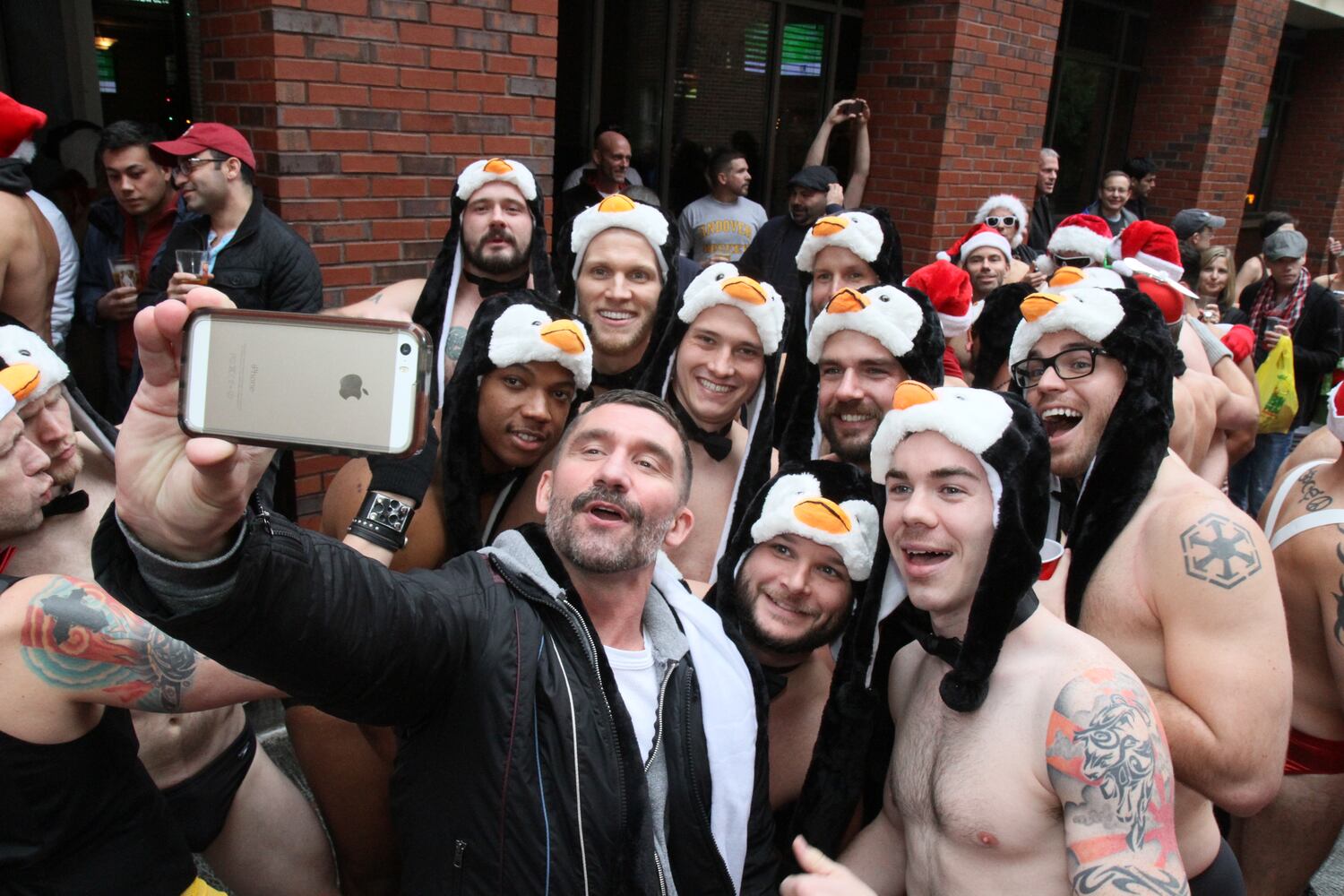 Santa Speedo Run