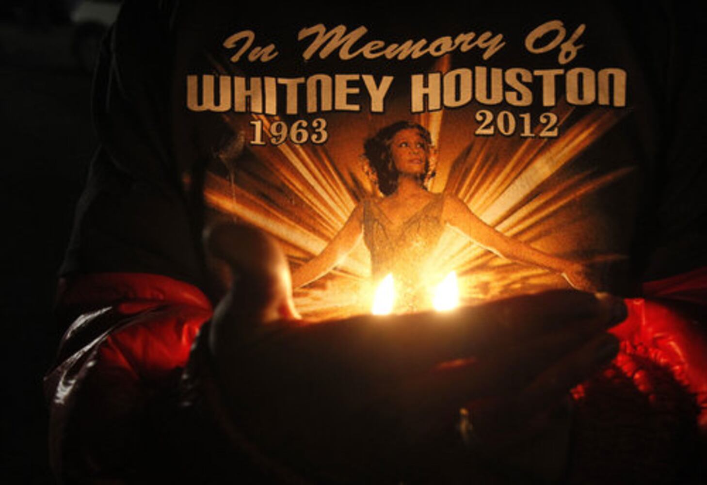 Fans mourn the loss of Whitney Houston