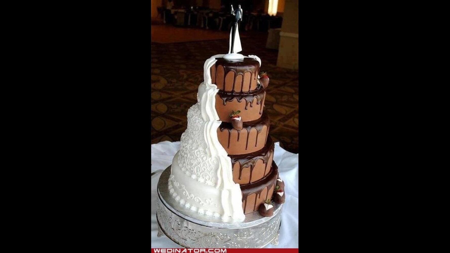 Funny, odd wedding cakes