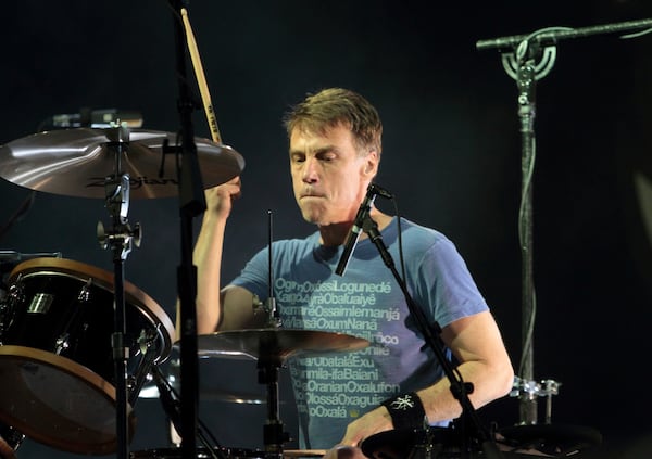FILE - Matt Cameron performs during the MMR B Q radio station concert on May 18, 2013, in Camden, N.J. (Photo by Owen Sweeney/Invision/AP, File)
