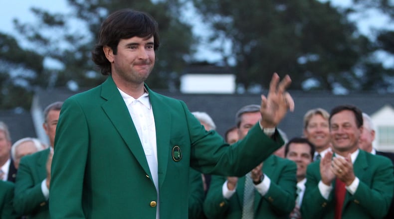 Bubba Watson won the 2012 Masters after defeating Louis Oosthuizen on the second sudden death playoff hole. After the win, Watson rose to a career-high fourth place in the world golf rankings.