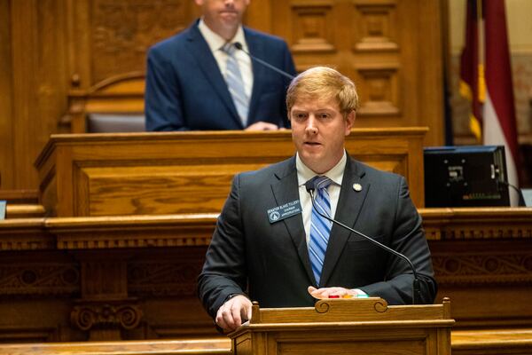 Senate Appropriations Chairman Blake Tillery, R-Vidalia. (Alyssa Pointer / Alyssa.Pointer@ajc.com)