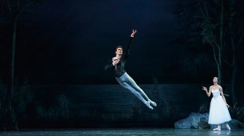 Denys Nedak, former principal dancer with the National Opera House of Ukraine, brought a powerful new level of classicism to the stage as Albrecht, partnering Jessica Assef, in Atlanta Ballet's "Giselle." (Photos by Kim Kenney)