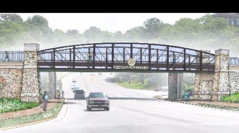 Construction of a new bridge will lead to road closures in Marietta, beginning Sept. 18. Courtesy of Marietta