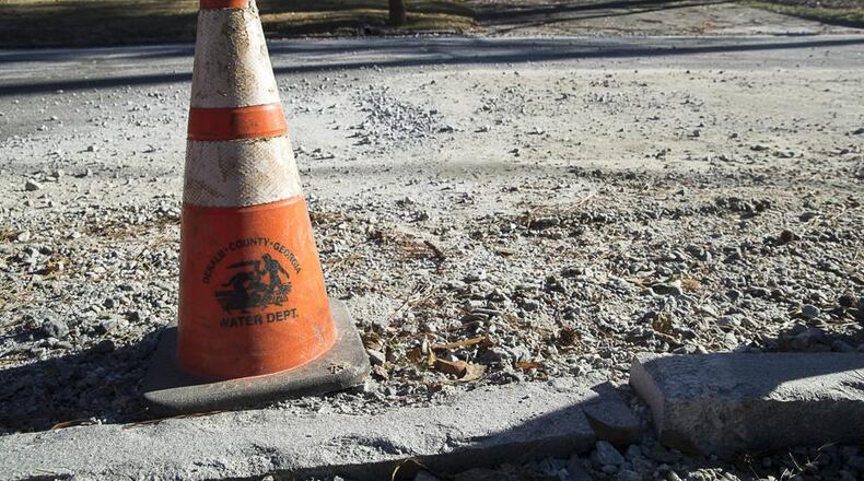 The DeKalb County Department of Watershed Management is overseeing the work this summer.