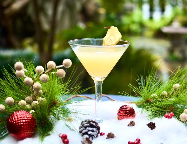 The Pear Martini will be served on day one of the Grand Hyatt Atlanta's 12 Days of Christmas Cocktails.