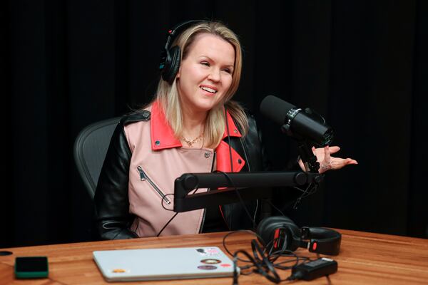 The Atlanta Journal-Constitution's AJ Willingham, shown in the AJC Podcast Studio, is your host for the new podcast "Flagship." (Jason Getz/AJC)