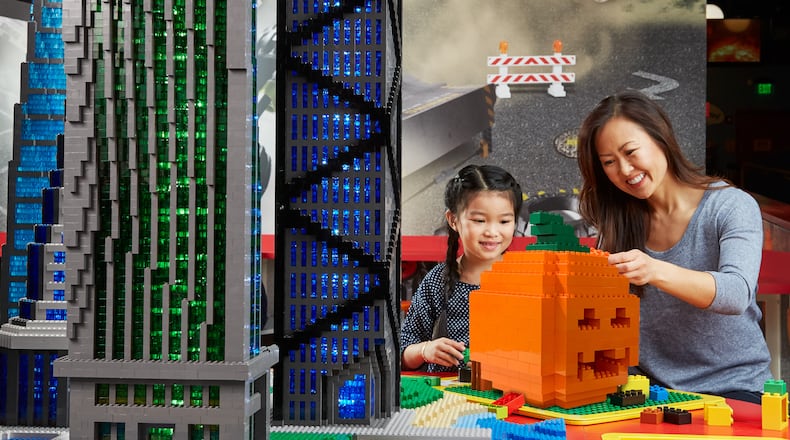 Brick-or-Treat, an event filled with spooky scenes, a goodie bag, dance party and more will be hosted at LEGOLAND Discovery Center Atlanta.
Courtesy of LEGOLAND® Discovery Center.