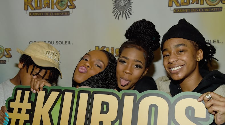 ATLANTA, GA - MARCH 03: Robert Kelley, (Reality Star - Hollywood Exes) Andrea (Drea) Kelly, Joann Kelly and Jaah Kelly attend the Atlanta Premiere Of Cirque du Soleil's KURIOS - Cabinet Of Curiosities on March 3, 2016 in Atlanta, Georgia.  (Photo by Rick Diamond/Getty Images for Cirque du Soleil)