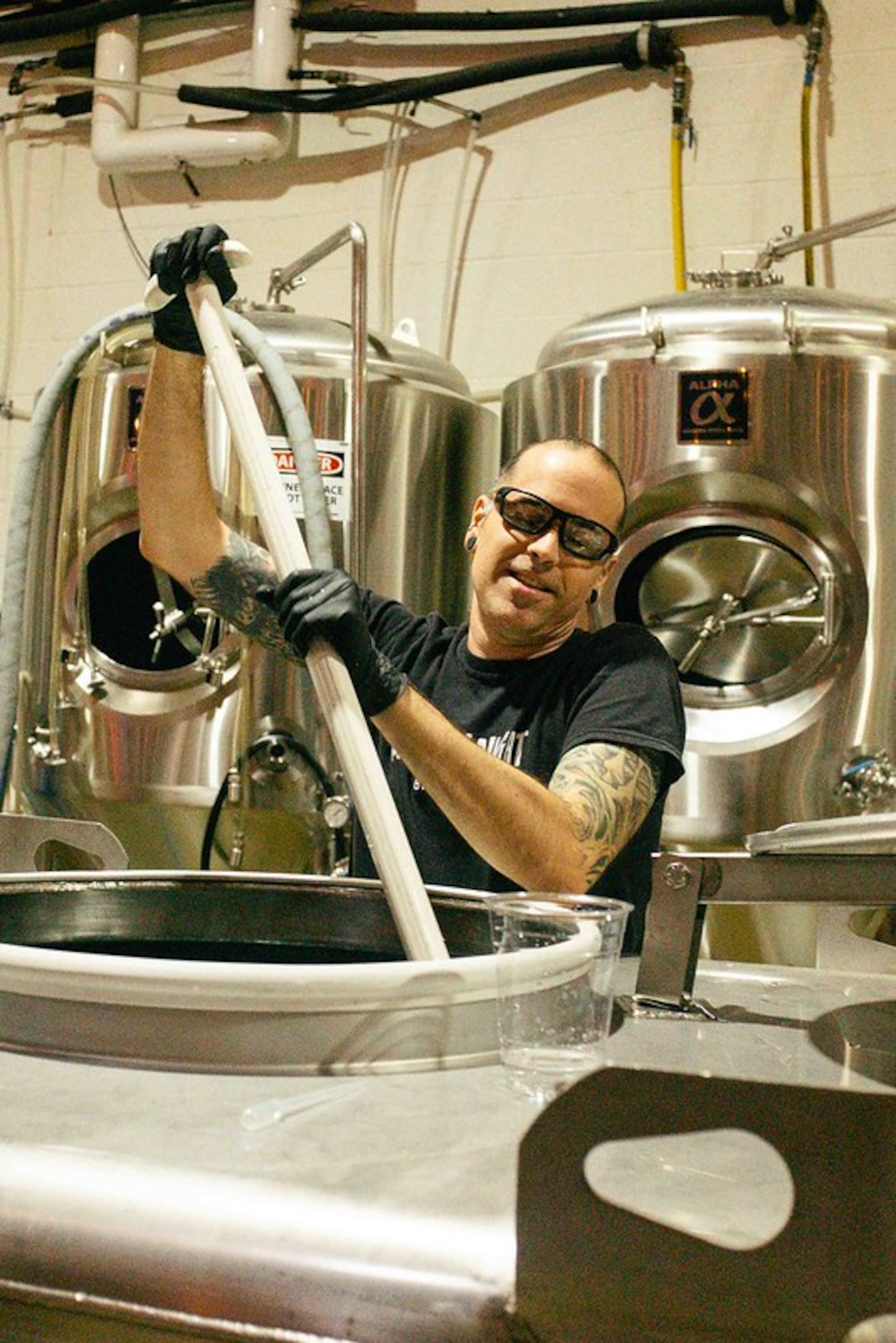 Monday Night Brewing brewer Tim McDonnell made a gluten-free beer so his wife could continue enjoying the drink despite her gluten intolerance. (Courtesy of Monday Night Brewing)