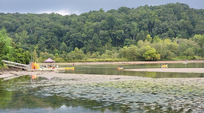 Sandy Springs plans to stabilize the soil and halt erosion underneath and adjacent to the dock at Bull Sluice lake/reservoir. (Courtesy Mark Hidlebrand via alltrails.com)