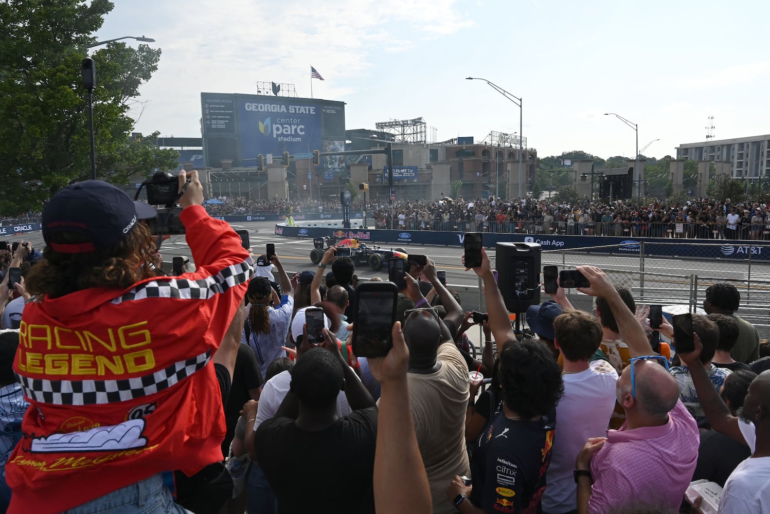 Formula 1 demo brings motorsports to Summerhill neighborhood