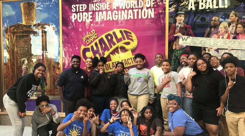 Participants in the Boys & Girls Clubs of Metro Atlanta’s Youth Arts Initiative program attend a production of “Charlie & the Chocolate Factory” at the Fox Theatre. Contributed by Boys & Girls Clubs of Metro Atlanta