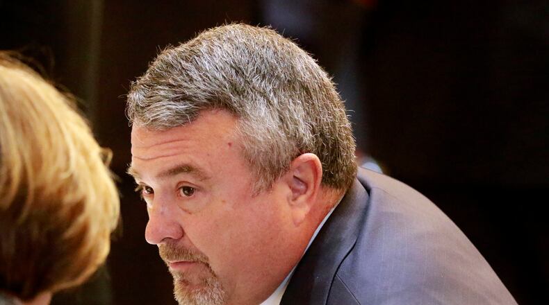 Jan. 20, 2016 - Rep. Earl Ehrhart, R - Powder Springs, is shown on the floor of the Georgia House in this 2016 file photo. Ehrhart is sponsoring a campus rape bill opposed by some victims of sexual assault. BOB ANDRES / BANDRES@AJC.COM