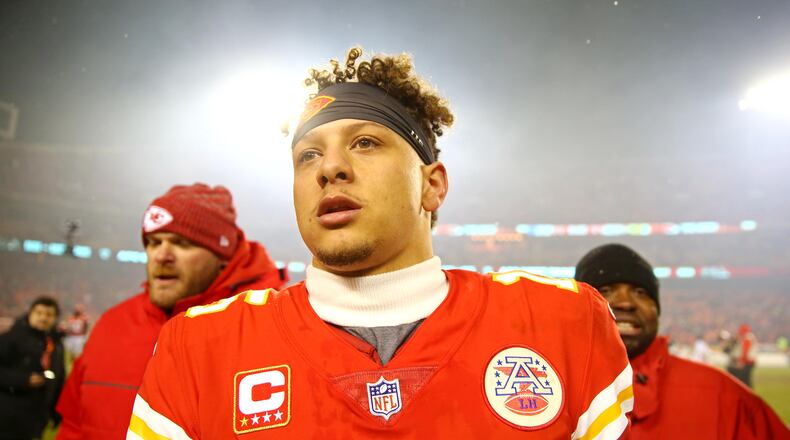 Kansas City quarterback Patrick Mahomes.