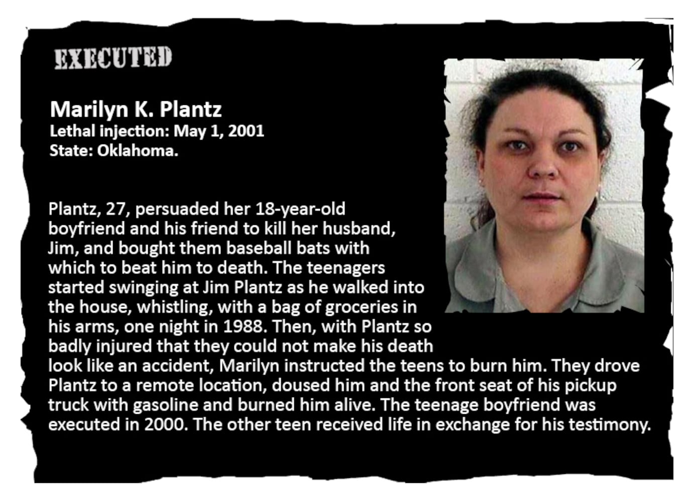 Women executed in the U.S.