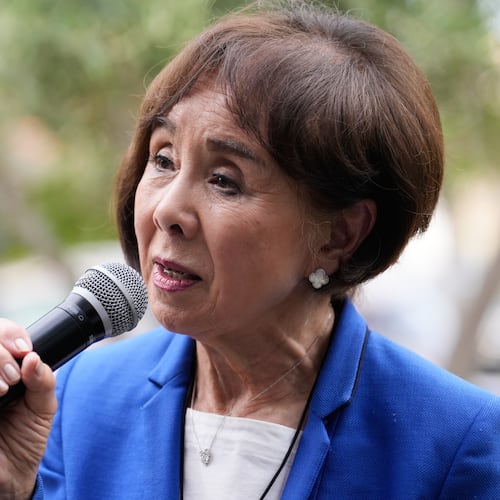 Rep. Doris Matsui, D-Calif., speaks during an election night event Tuesday, June 2, 2026, in Sacramento, Calif. (AP Photo/Rich Pedroncelli)