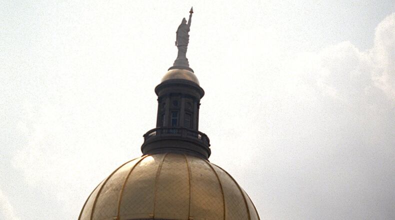 Georgia’s Capitol. (AJC Staff Photo/Eric Williams) 6/96