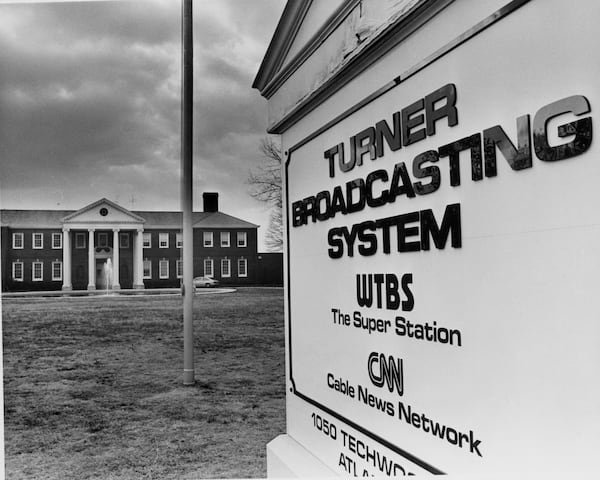 Turner Broadcasting System headquarters at 1050 Techwood Drive near Georgia Tech was home to WTBS and CNN. (Dwight Ross Jr./AJC 1983)