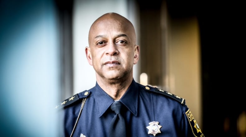 DeKalb County Sheriff Jeffrey Mann was arrested Saturday night in Piedmont Park and charged with indecency and obstruction.