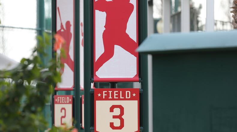 The fields are ready for baseball at the ESPN Wide World of Sports complex in Lake Buena Vista, Fla., where Braves pitchers and catchers will hold their first workout of spring training Wednesday. (Curtis Compton/ccompton@ajc.com)