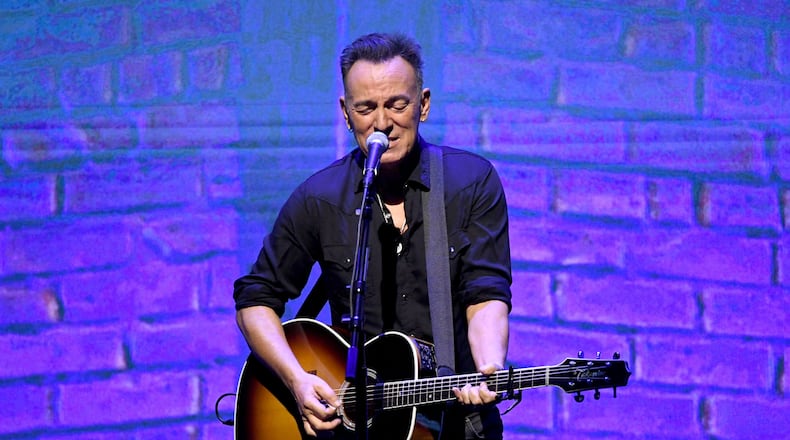 Bruce Springsteen, shown playing in California, will release a movie to accompany his “Western Stars” album. (Photo by Kevin Winter/Getty Images)