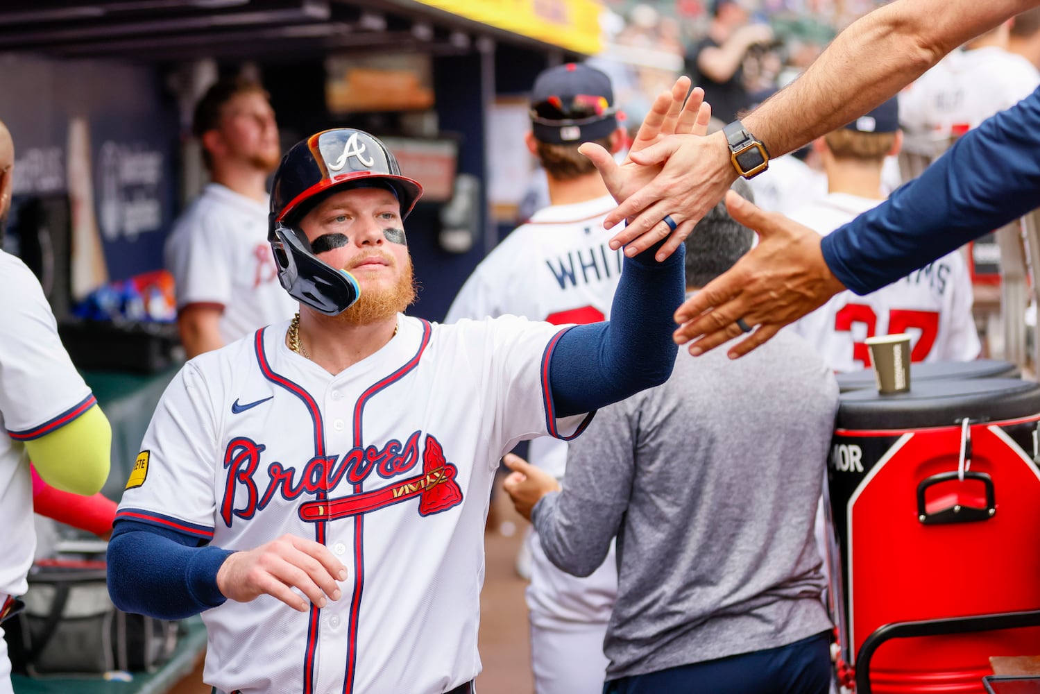 Padres Braves Baseball