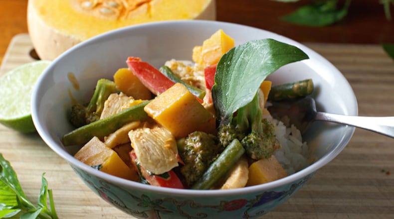 Dan's Panang-Style Pumpkin Curry. (Dan McKay/Pittsburgh Post-Gazette/TNS)