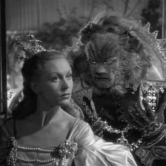 Josette Day and Jean Marais in Jean Cocteau's "The Beauty and the Beast." The 1946 film will be accompanied by Philip Glass' score, "La Belle et la Bete," in the Atlanta Opera performance. (Courtesy of Janus Films)