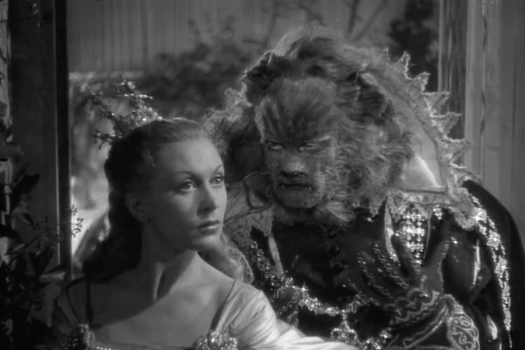 Josette Day and Jean Marais in Jean Cocteau's "The Beauty and the Beast." The 1946 film will be accompanied by Philip Glass' score, "La Belle et la Bete," in the Atlanta Opera performance. (Courtesy of Janus Films)