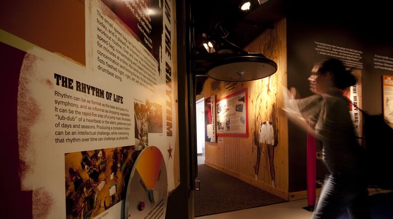 “Train with Ali” is an interactive exhibit at the Muhammad Ali Center in Louisville, Kentucky. Contributed by the Muhammad Ali Center.