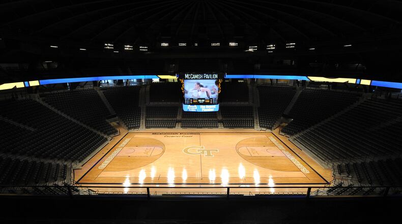 Georgia Tech's McCamish Pavilion. (AJC file photo by Johnny Crawford)