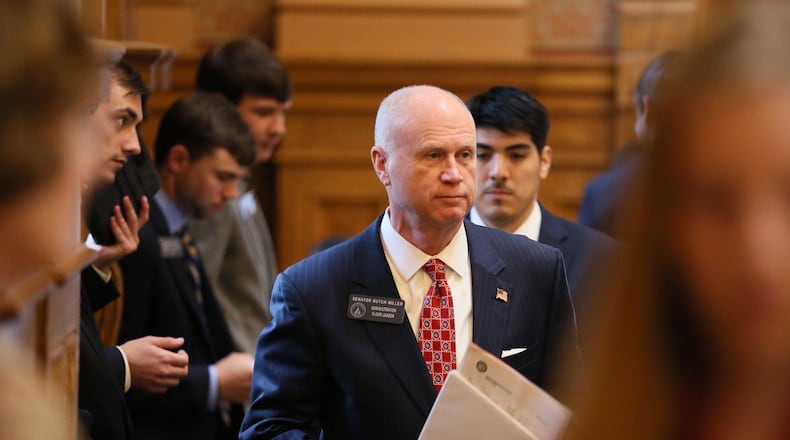 Georgia Senate President Pro Tem Butch Miller, R-Gainesville, announced Tuesday that he will run for lieutenant governor in 2022. BOB ANDRES / BANDRES@AJC.COM