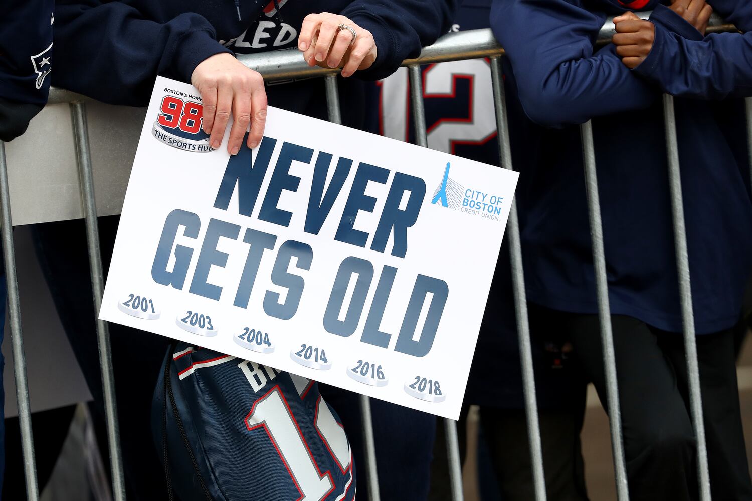Photos: Patriots celebrate winning Super Bowl
