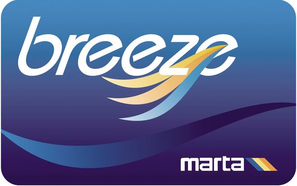 The MARTA Breeze card is reloadable and is used to pay fares.