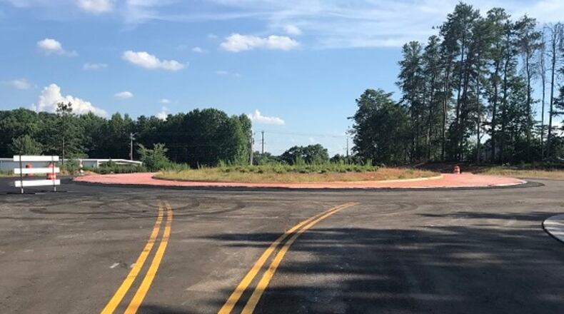 GDOT shifted traffic to the newly constructed lanes on Ga 347/Lake Lanier Islands Parkway in Buford on Monday, July 29.