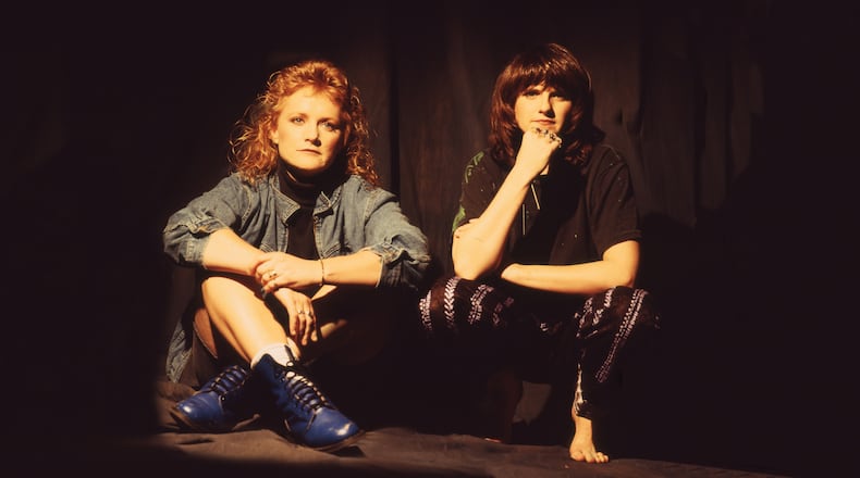 Emily Saliers (left) and Amy Ray, of the Indigo Girls, are the subject of an in-depth documentary on their career, "It's Only Life After All," which is one of the marquee films at this year's Atlanta Film Festival. Photo: Michael Lavine