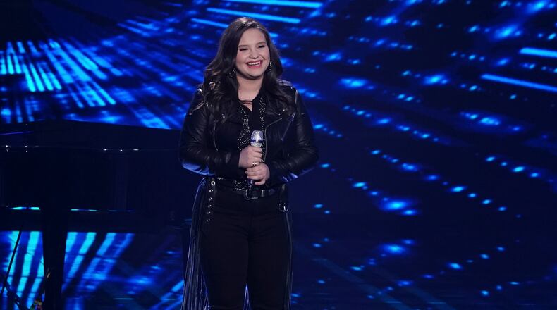 AMERICAN IDOL - "212 (Top 14)" - After the "American Idol" Top 20 tackled solo and celebrity duet performances, the judges narrowed down the field, revealing the Top 14 finalists. Now, they are handing over the reigns to America, who will vote to crown the next "American Idol." In this episode, the Top 14 contestants will perform on the iconic Idol stage for the first time, in hopes of winning over the hearts of viewers and being voted through to the next phase of the competition. The search for America's next superstar continues on The ABC Television Network, SUNDAY, APRIL 14 (8:00-10:01 p.m. EDT), streaming and on demand. (ABC/Eric McCandless)
MADISON VANDENBURG