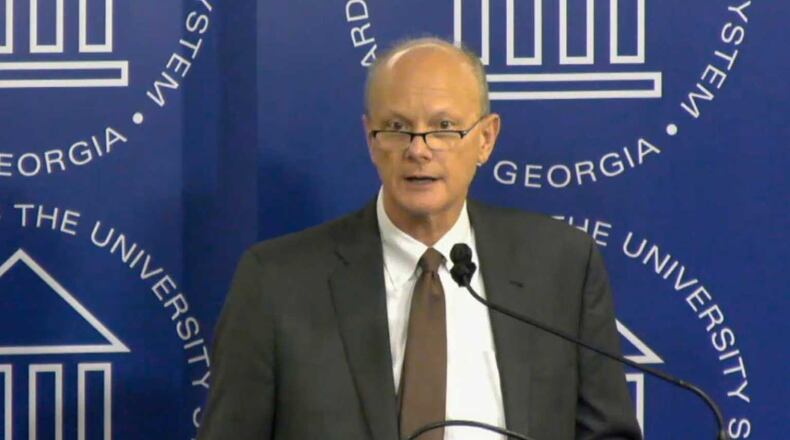 University System of Georgia Chancellor Steve Wrigley said employees in the system who earn less than $80,000 a year will receive $1,000 bonuses. Photo courtesy: University System of Georgia.