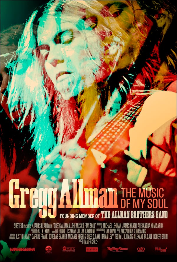 "Greg Allman: The Music of My Soul" will premiere in 200 theaters nationwide for one-night-only screenings June 17. (Courtesy of "Gregg Allman: The Music of My Soul.")