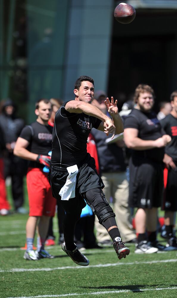 Bulldogs try out for NFL scouts