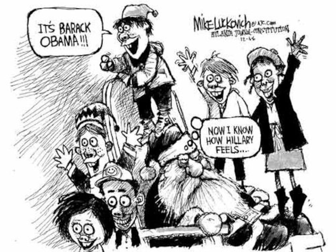 Luckovich: Barack Obama cartoons