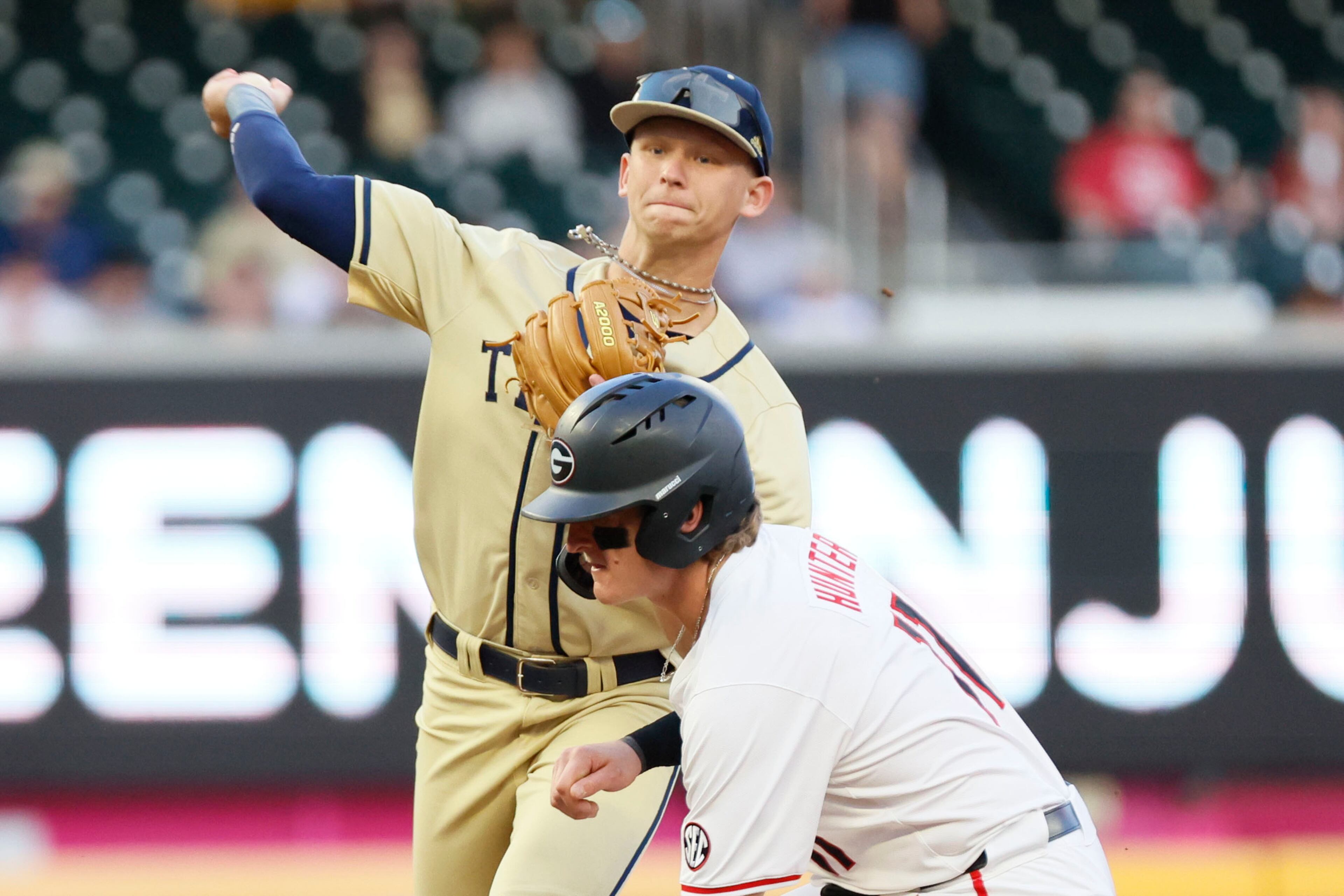 Georgia Tech infielder Alex Hernandez told his dad he was willing to take a chance on Georgia Tech instead of North Carolina-Wilmington. It's paid off for him. (Miguel Martinez / AJC)