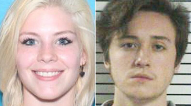Brenda Evey and Dakoda Drake were arrested in Amarillo, Texas.
