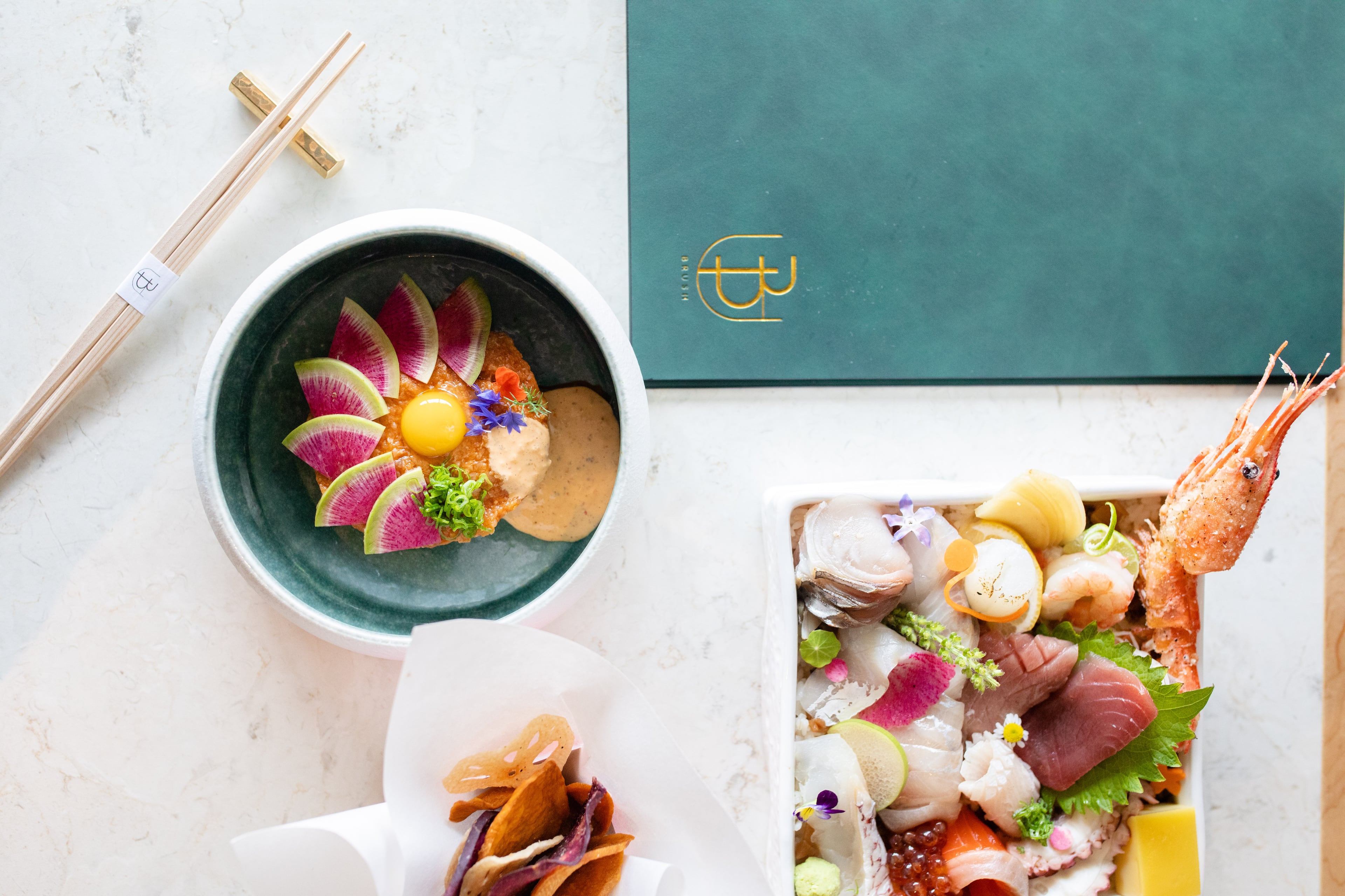 Brush Sushi moved to its current location in Buckhead Village in 2023. (Courtesy of Jamestown)