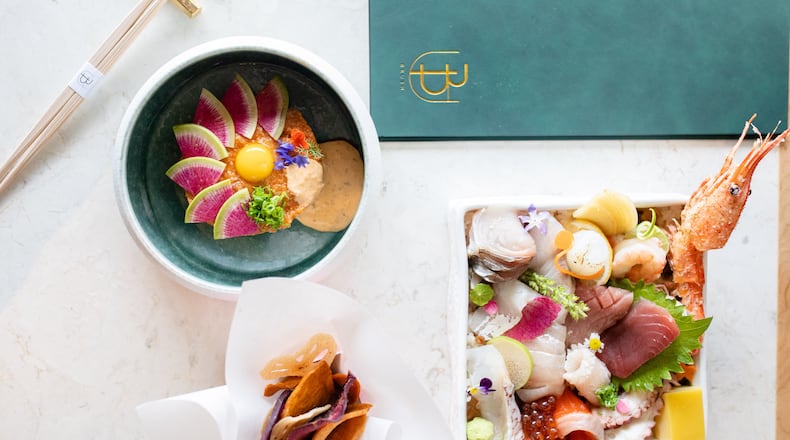 Dishes from the menu of Brush Sushi in Buckhead Village. / Courtesy of Jamestown